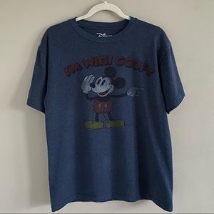 Disney Mickey Mouse Navy Blue T-Shirt